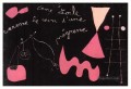 Una estrella acaricia los pechos de una negra Joan Miró